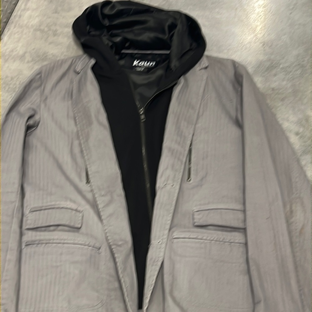 Kaun, Size XL, Grey, Sports Jacket and Hoodie together